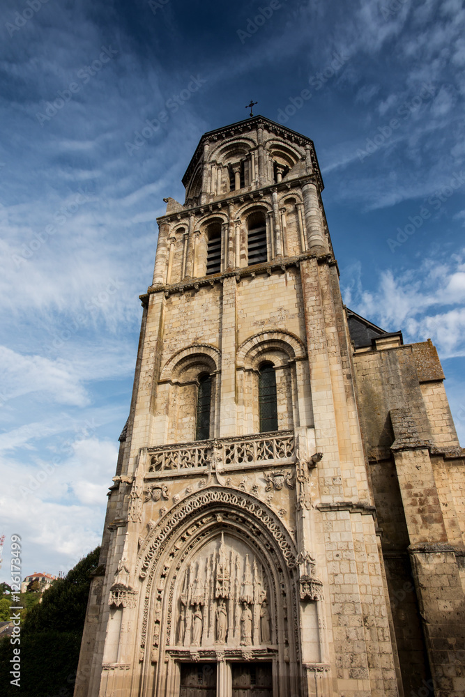Fototapeta premium .Church of Sts. Radegund at Poitiers