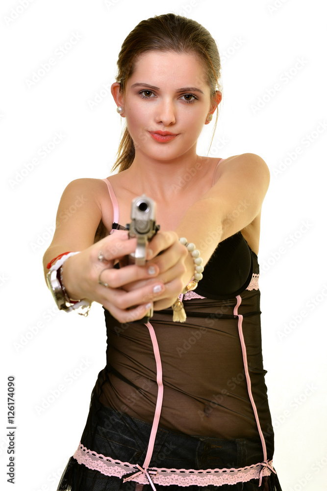 woman with gun woman with gun
