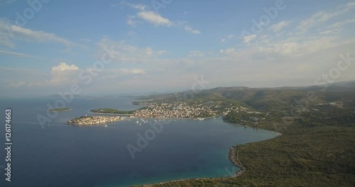 Aerial, View From Kremik Hill, Primošten, Croatia - - Ungraded Material photo