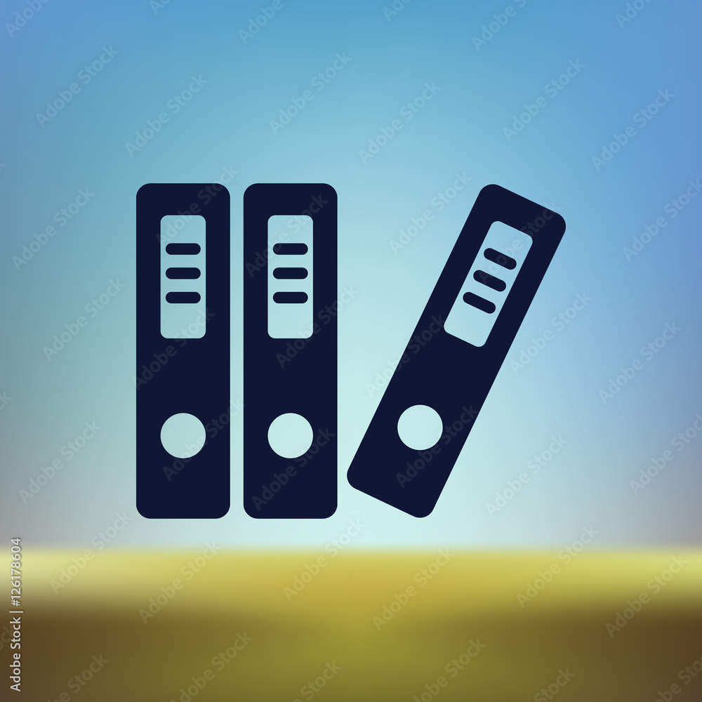 large folders with documents, web icon. vector design large folders with documents, web icon. vector design