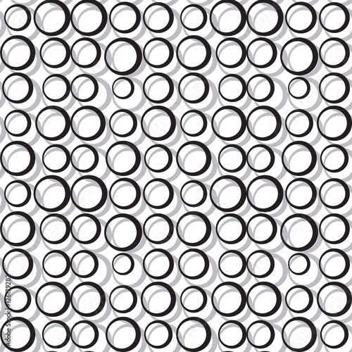 Seamless background with circles.