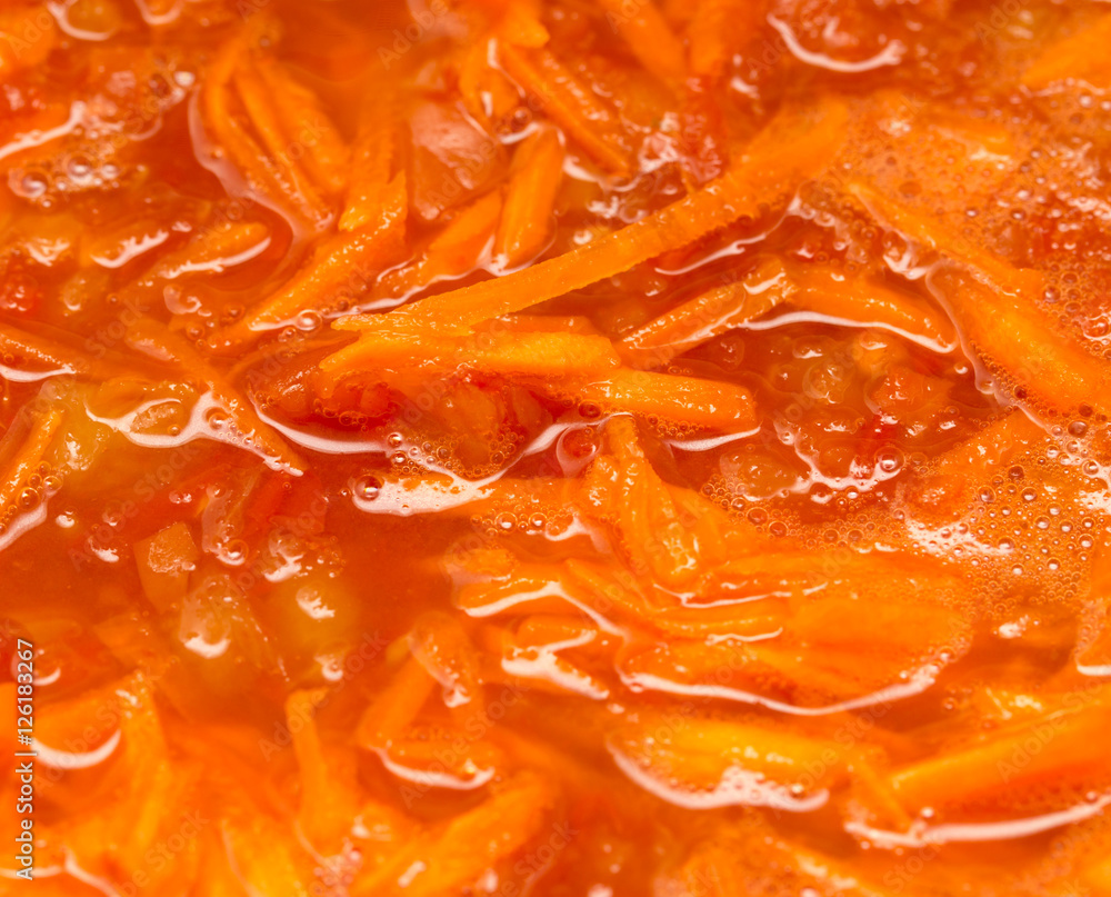 background of roasted tomato and carrot background of roasted tomato and carrot