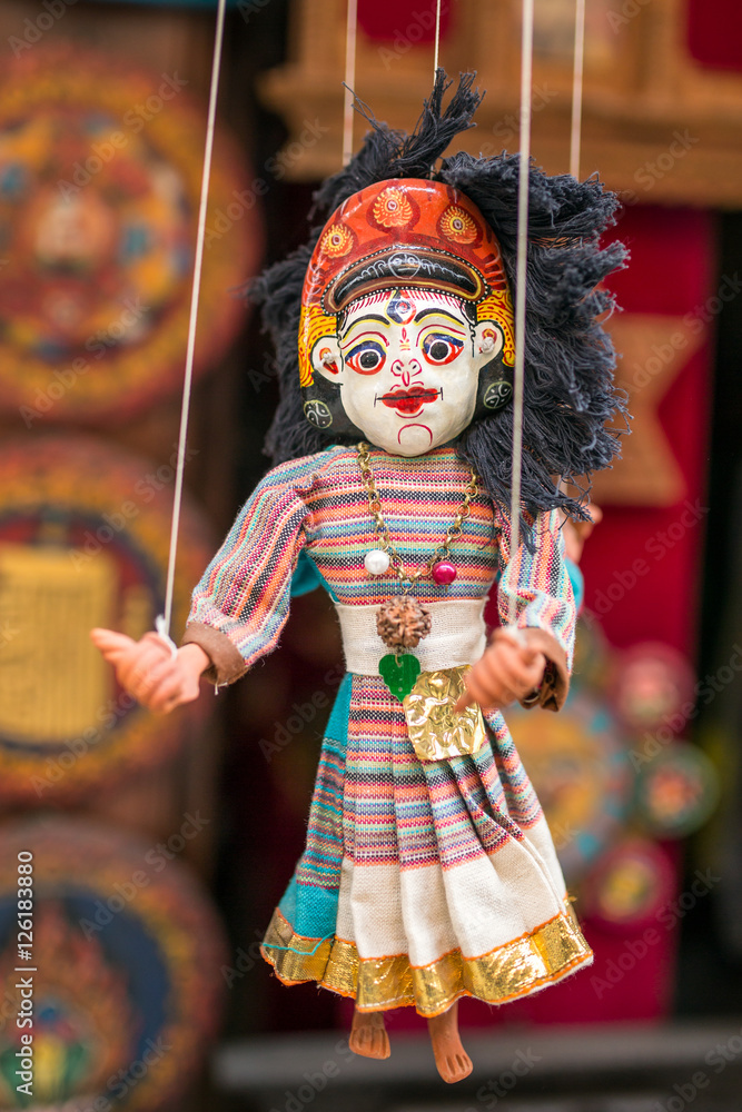 Obraz premium Traditional Nepalese puppet