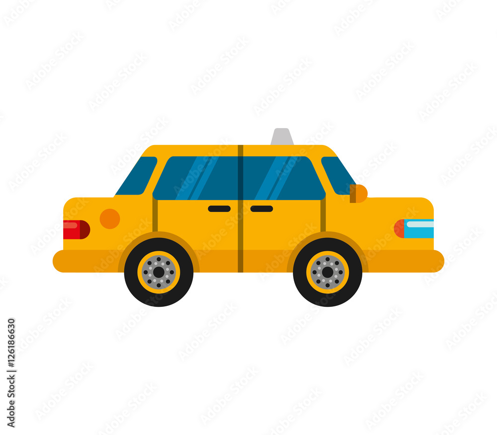 taxi service public icon vector illustration design