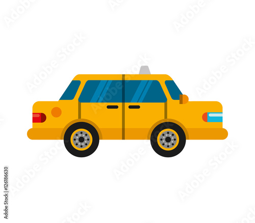 taxi service public icon vector illustration design