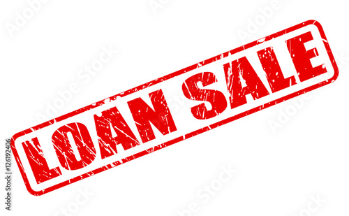 LOAN SALE red stamp text