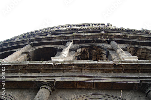 Canvas Print rome italy colosseum looking up from outside