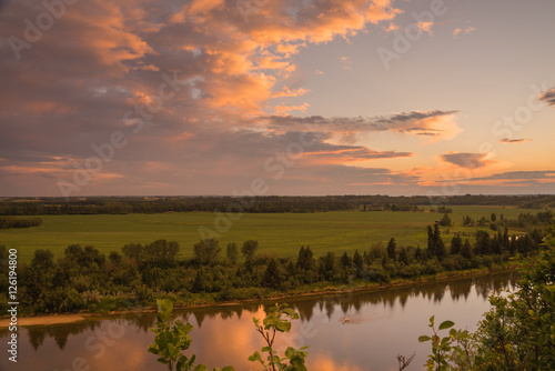 Landscape of the Red Deer River