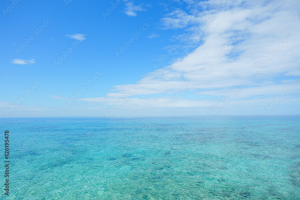 beautiful caribbean ocean