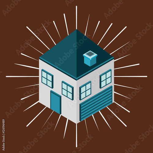 farm fresh isometric icon vector illustration design