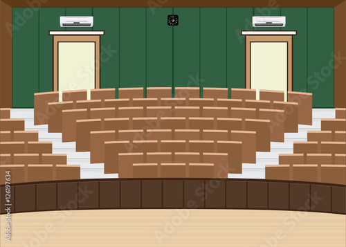University lecture main hall with a Large Seating Capacity