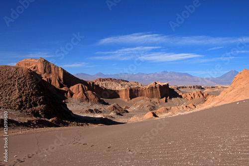 Amphitheater, valle de la Luna, Valley of the Moon, west of San Pedro, Atacama desert of Chile