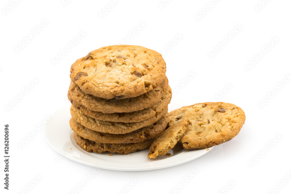 Milk chocolate almon cookies Milk chocolate almon cookies