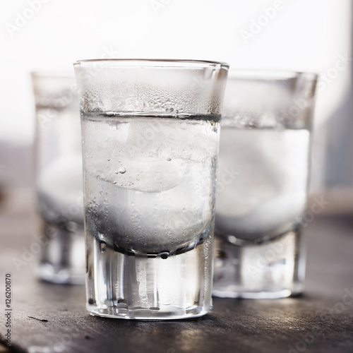 Vodka with ice