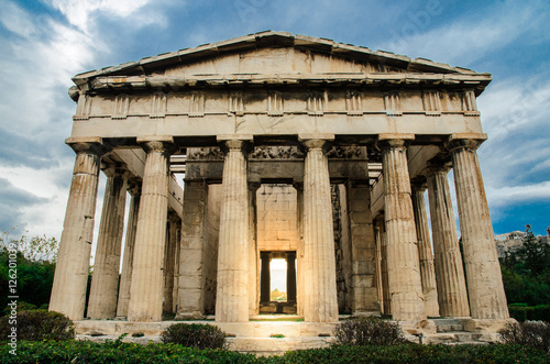 Hephaestus Temple in agora ruin,Athens,Greece © kevinlert