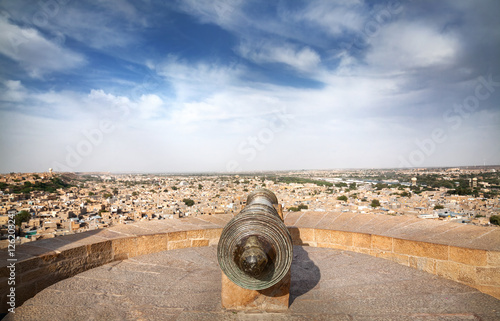 View from Jaisalmer fort in India