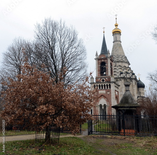 The Church of the Transfiguration in the village of the Ostrow. Outstanding monument of architecture of the XVI century.