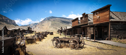 Ville fantôme à Cody / Wyoming - USA