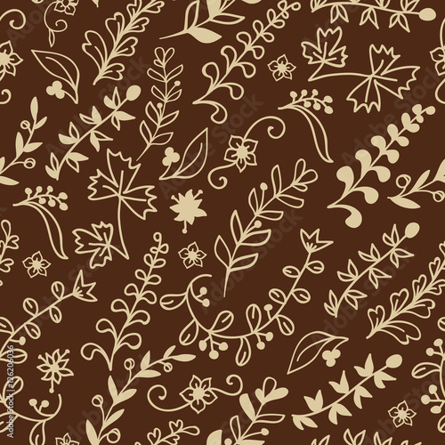Floral seamless pattern for invitation card