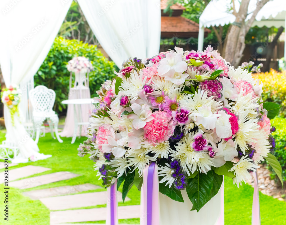 Beautiful flower wedding decorations