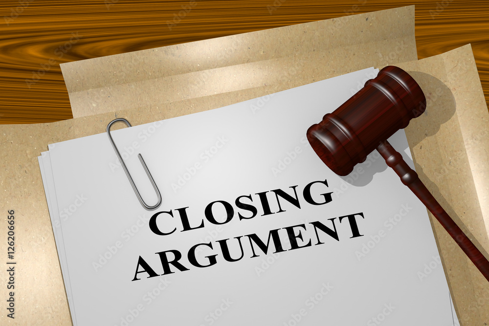 Closing Argument - legal concept