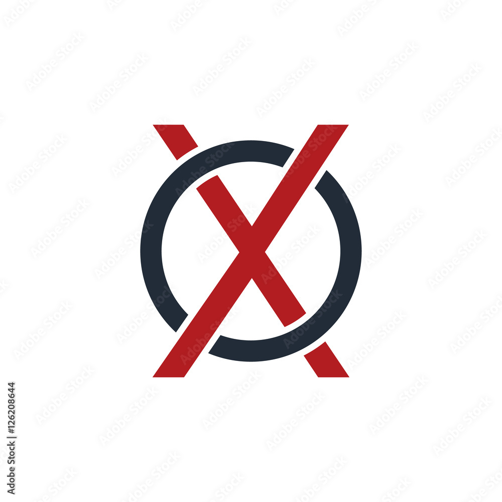 Obraz premium letter initial logotype logo