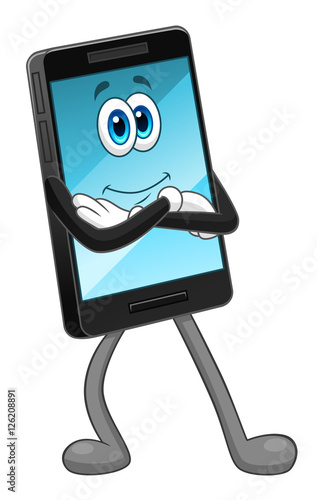 Wallpaper Mural Cheerful mobile phone Torontodigital.ca