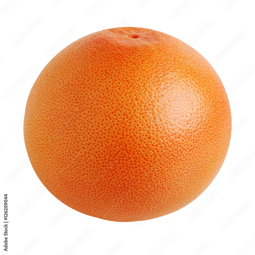 Red grapefruit isolated on white background. Red grapefruit isolated on white background.