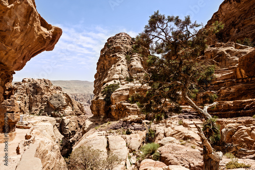 old Nabataean city Petra, Jordan