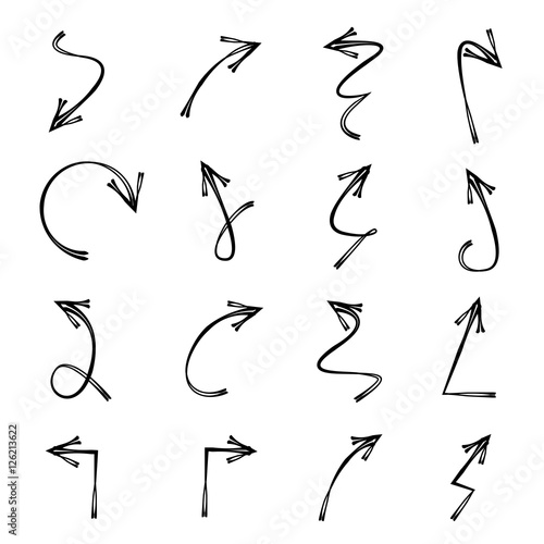 hand drawn arrows
