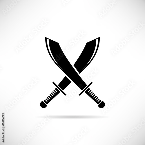 cross swords, cross rapier