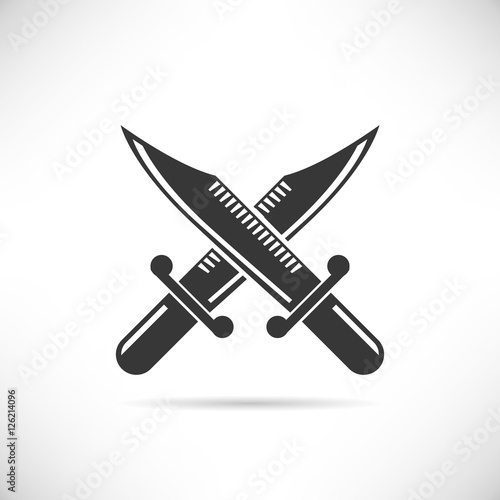 cross swords, cross rapier