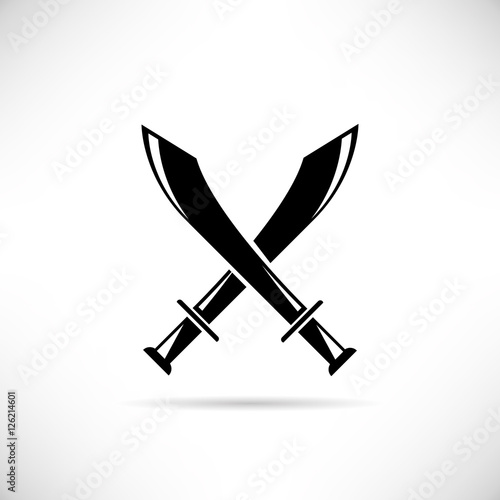 cross swords, cross rapier