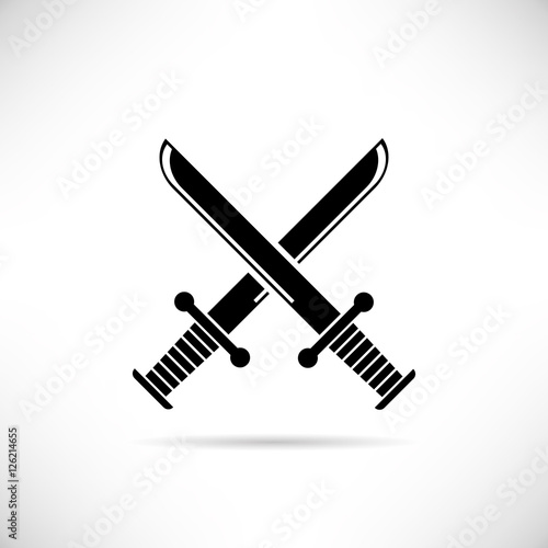 cross swords, cross rapier