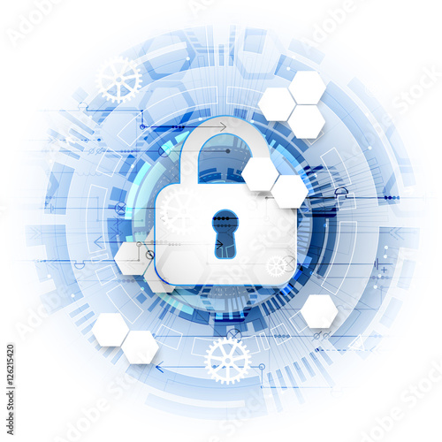 Secure digital space. Virtual confidential, structure point conn