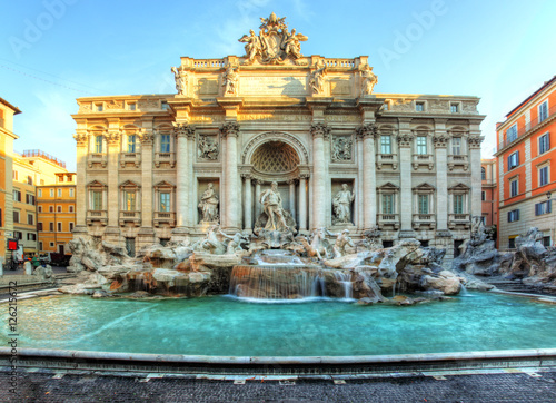 Rome, Fountain di Trevi, Italy photo