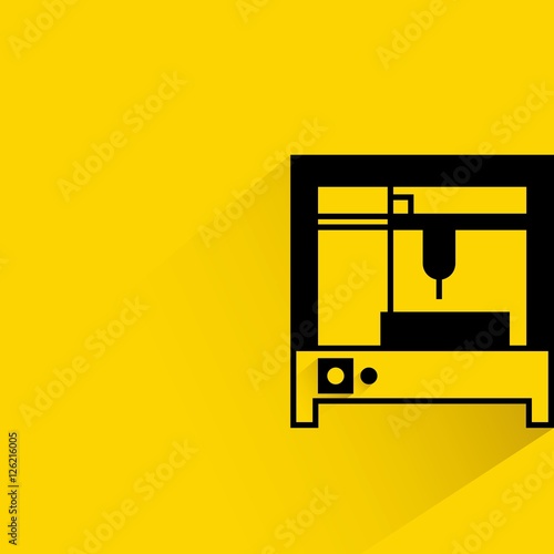 3D printer illustration