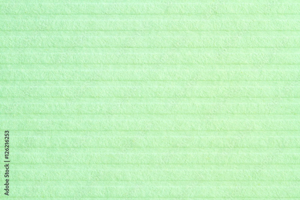 Fototapeta premium Green paper texture, light background