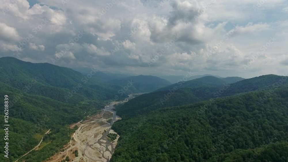 Aerial view on Caucasus mountains at summer, Russia, 4k
Aerial view on Caucasus mountains at summer, Russia, 4k