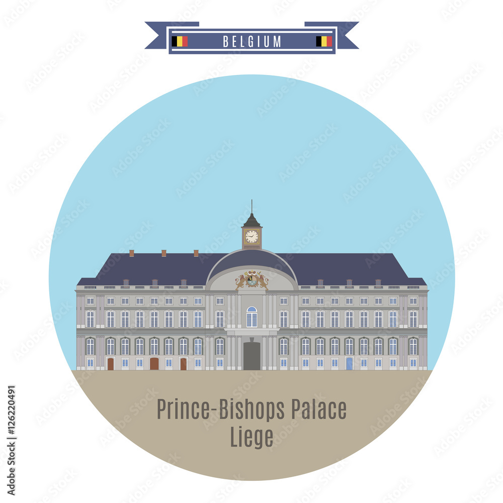 Fototapeta premium Prince-Bishops Palace, Liege, Belgium