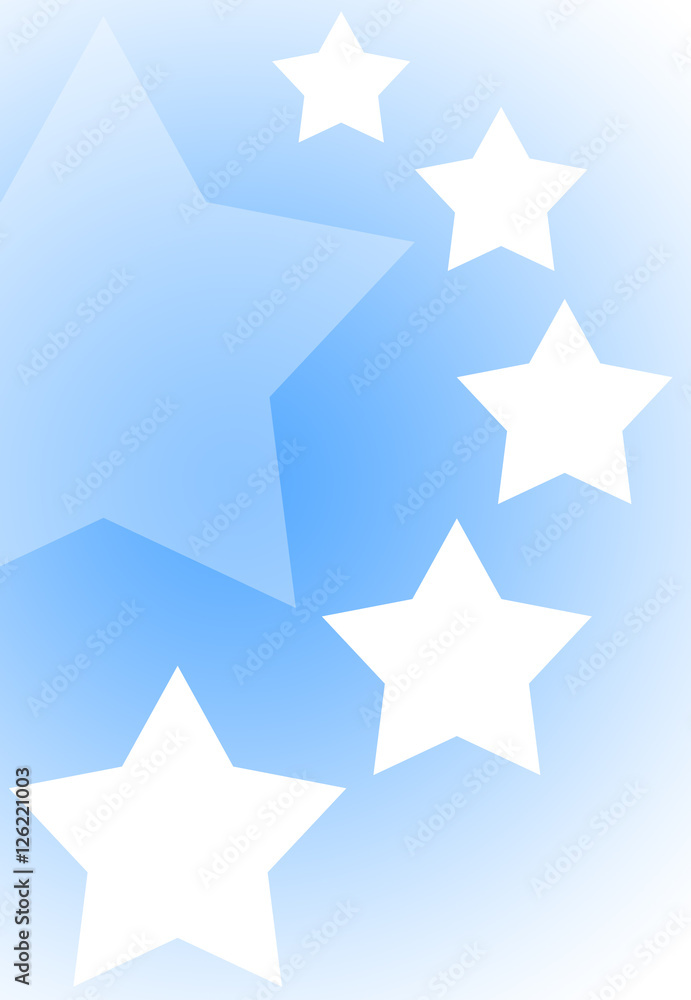 Blue and white starry background Blue and white starry background