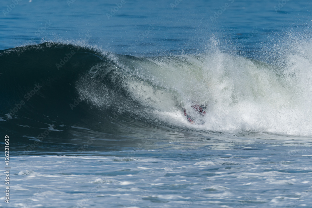 Fototapeta premium Bodyboarder in action