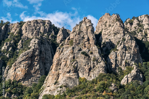 Beautiful rocks in the Valley of Ghosts, Demerdzhi mountain