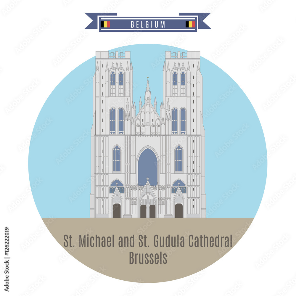 St. Michael and St. Gudula Cathedral, Brussels, Belgium