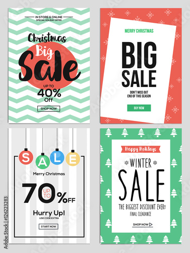 Sale and Discount Christmas Flyers 3