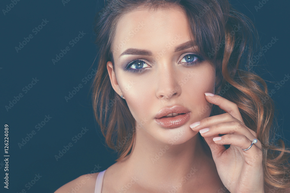 portrait of beautiful delicate woman portrait of beautiful delicate woman