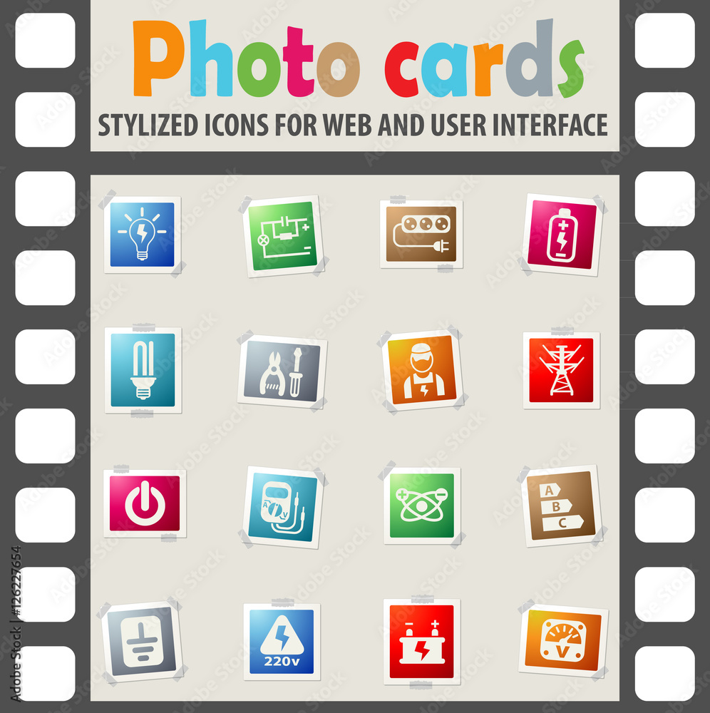 electricity icon set electricity icon set