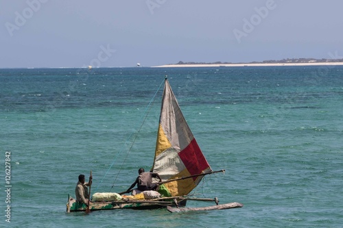 Madagascar sail boat