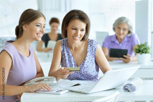 Businesspeople Working In Office