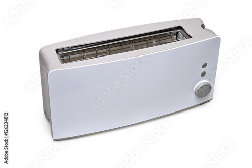 A classic toaster isolated with clipping path